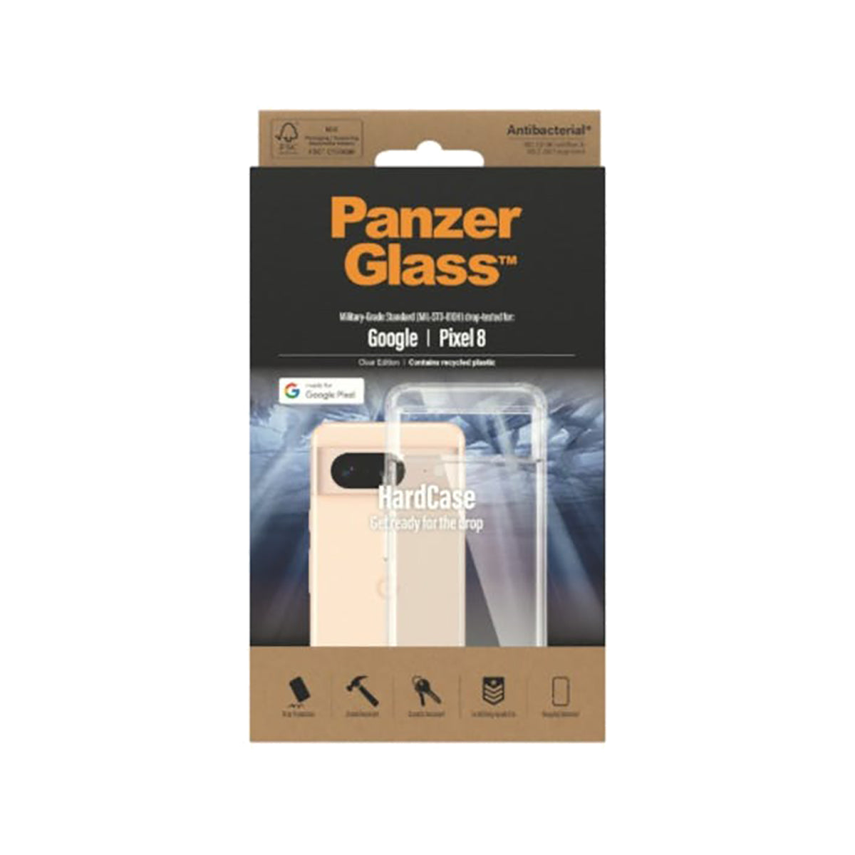 PanzerGlass Hardcase Phone Case For Google Pixel 8