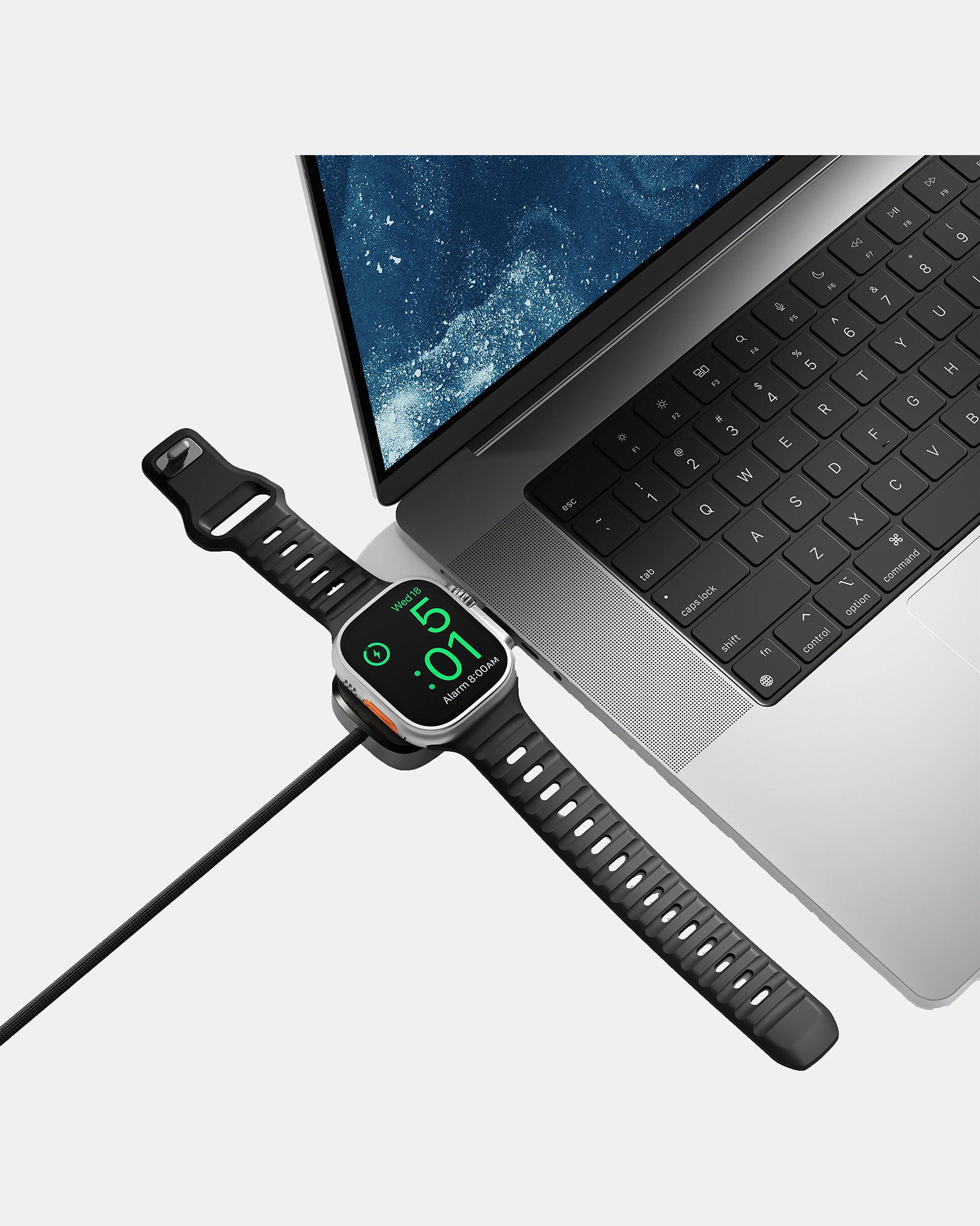 NOMAD Universal Cable for Apple Watch - 1.5m - Carbide