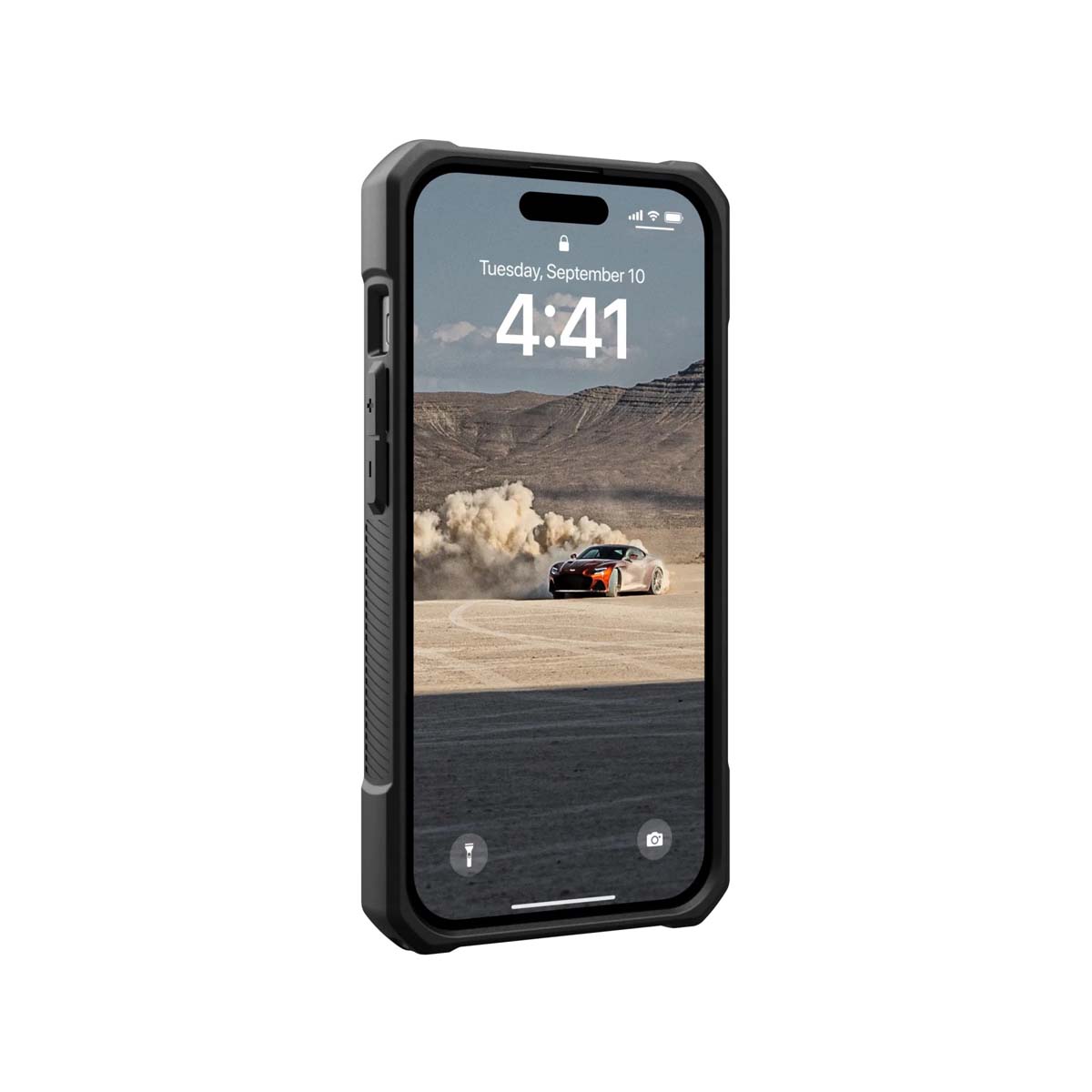 UAG Monarch Kevlar Phone Case for iPhone 15 - Black