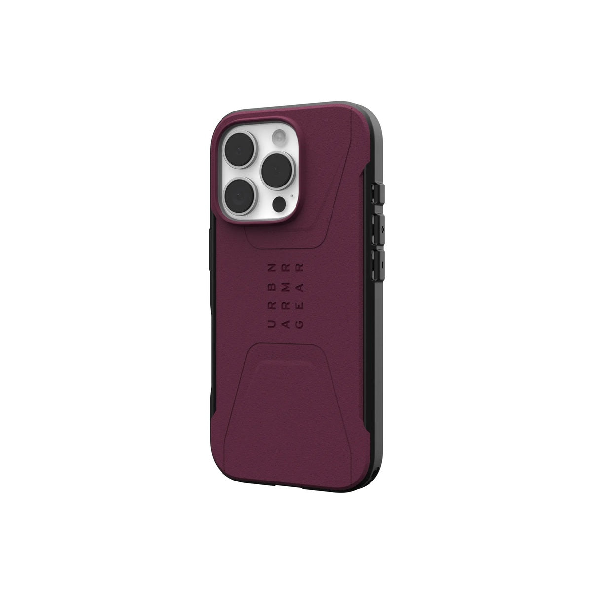 UAG Civilian Magsafe Compatible Phone Case for iPhone 16 Pro - Bordeaux