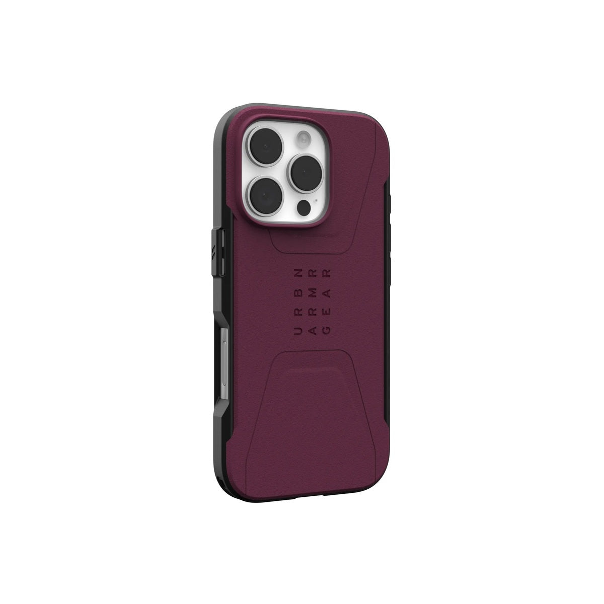 UAG Civilian Magsafe Compatible Phone Case for iPhone 16 Pro - Bordeaux