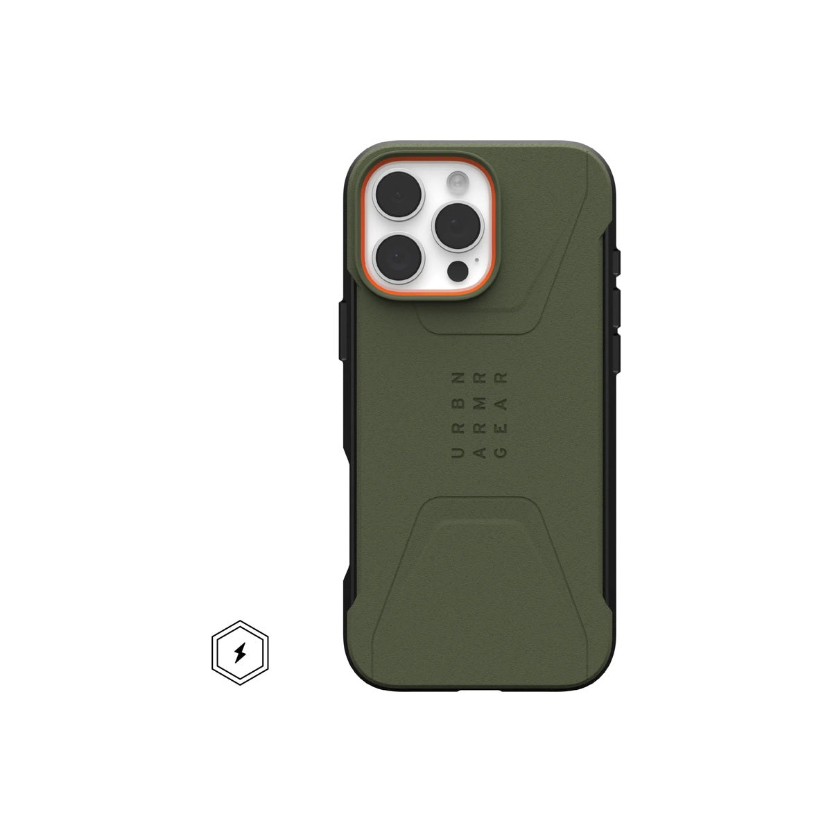 UAG Civilian Magsafe Compatible Phone Case for iPhone 16 Pro Max - Olive Drab