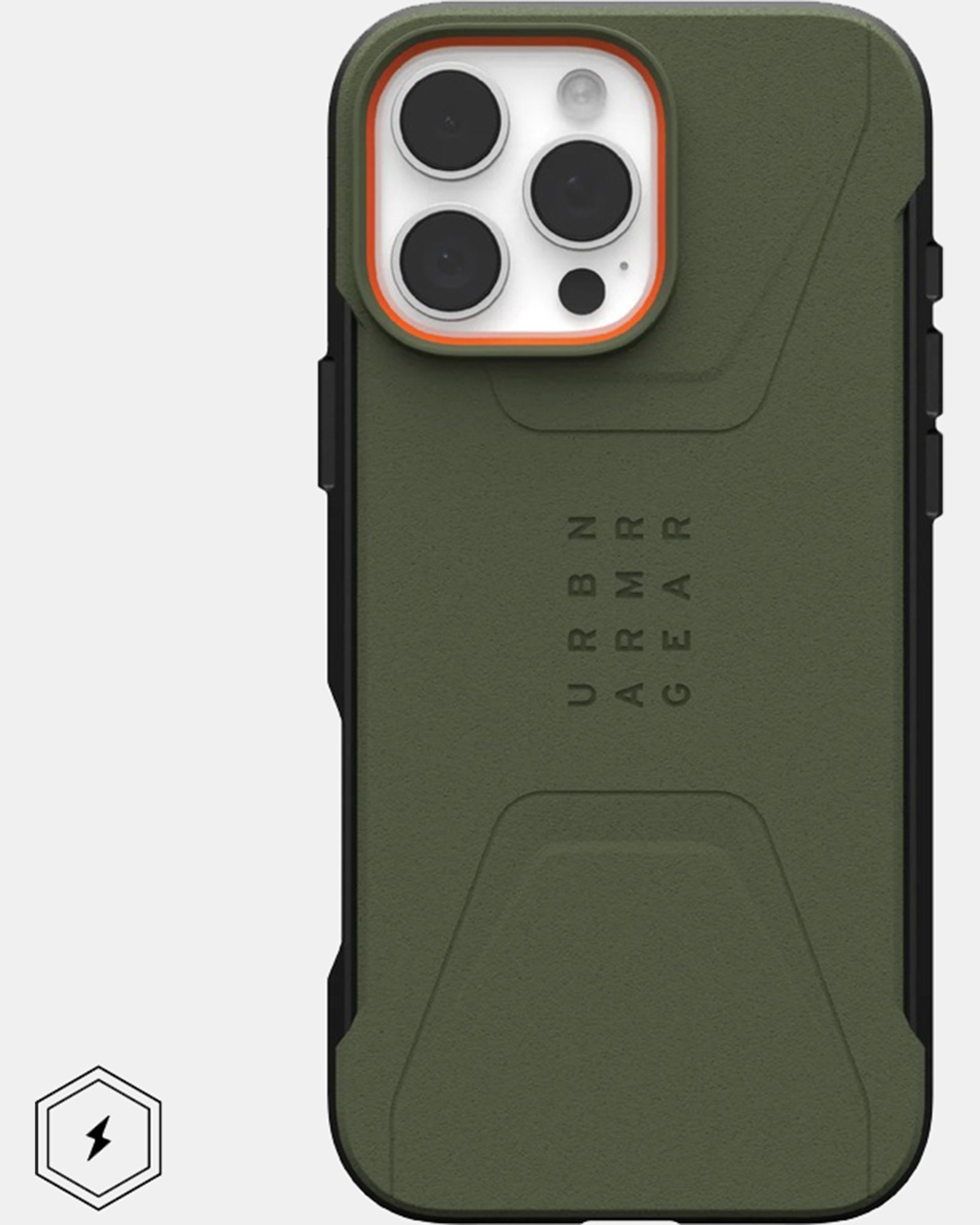 UAG Civilian Magsafe Compatible Phone Case for iPhone 16 Pro Max - Olive Drab