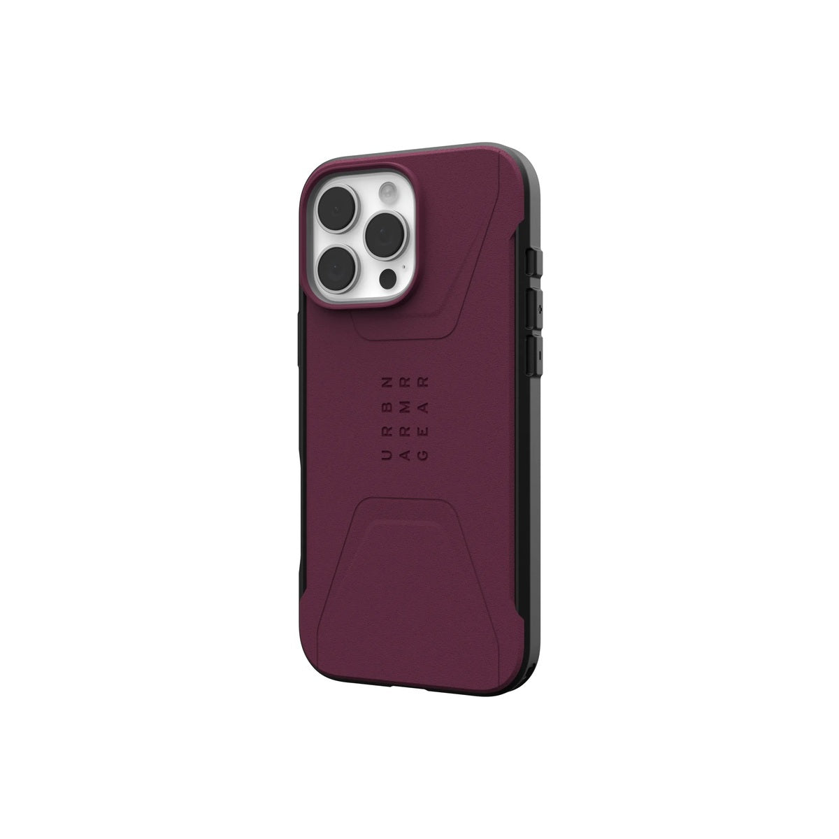 UAG Civilian Magsafe Compatible Phone Case for iPhone 16 Pro Max - Bordeaux