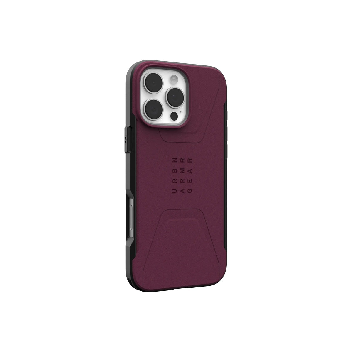 UAG Civilian Magsafe Compatible Phone Case for iPhone 16 Pro Max - Bordeaux