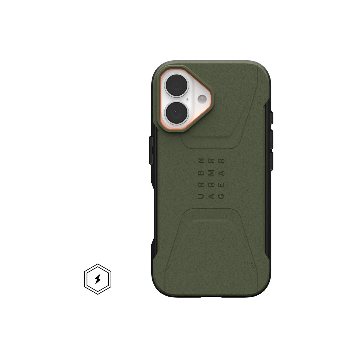 UAG Civilian Magsafe Compatible Phone Case for iPhone 16 - Olive Drab