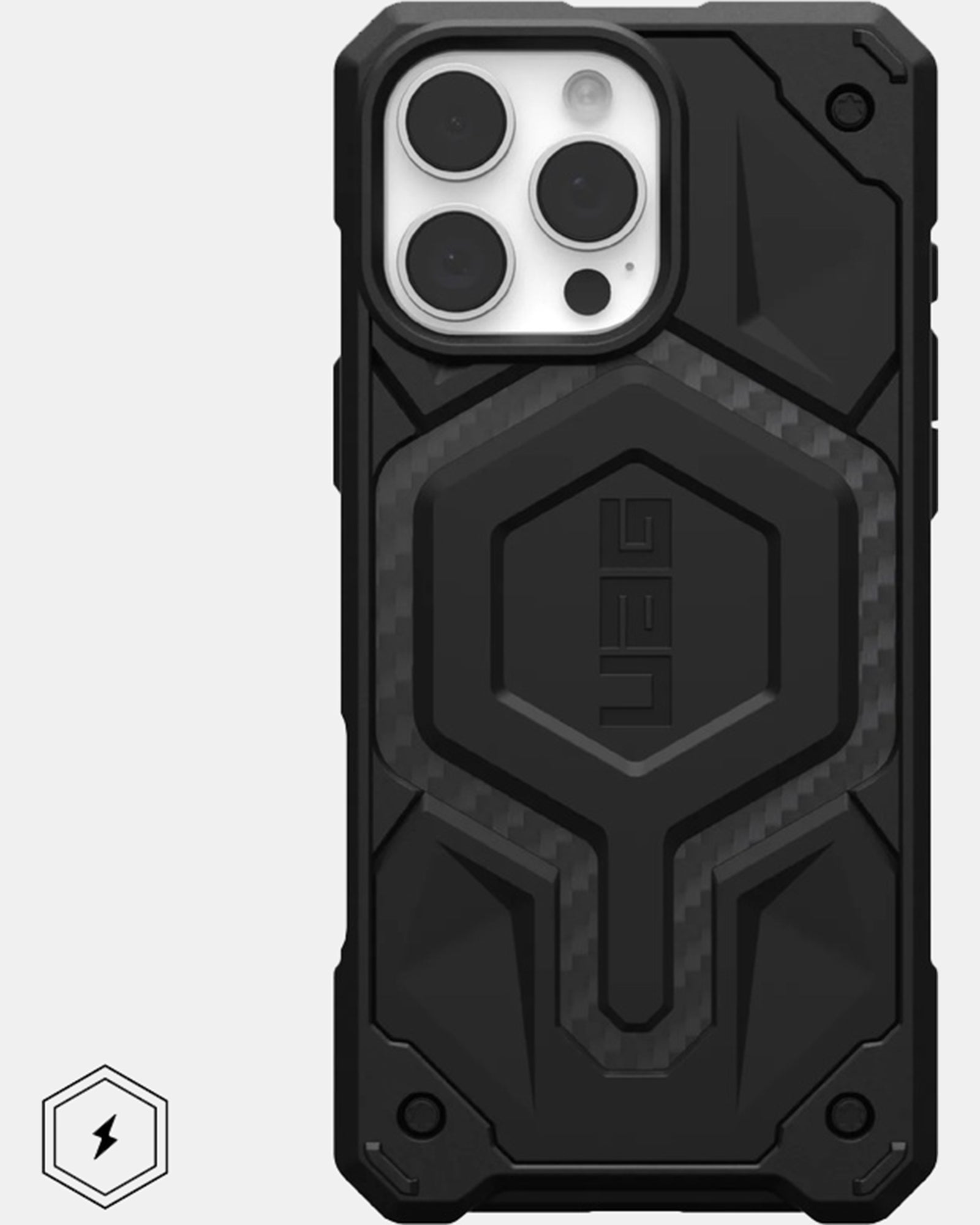 UAG Monarch Pro Phone Case for iPhone 16 Pro Max - Carbon Fiber
