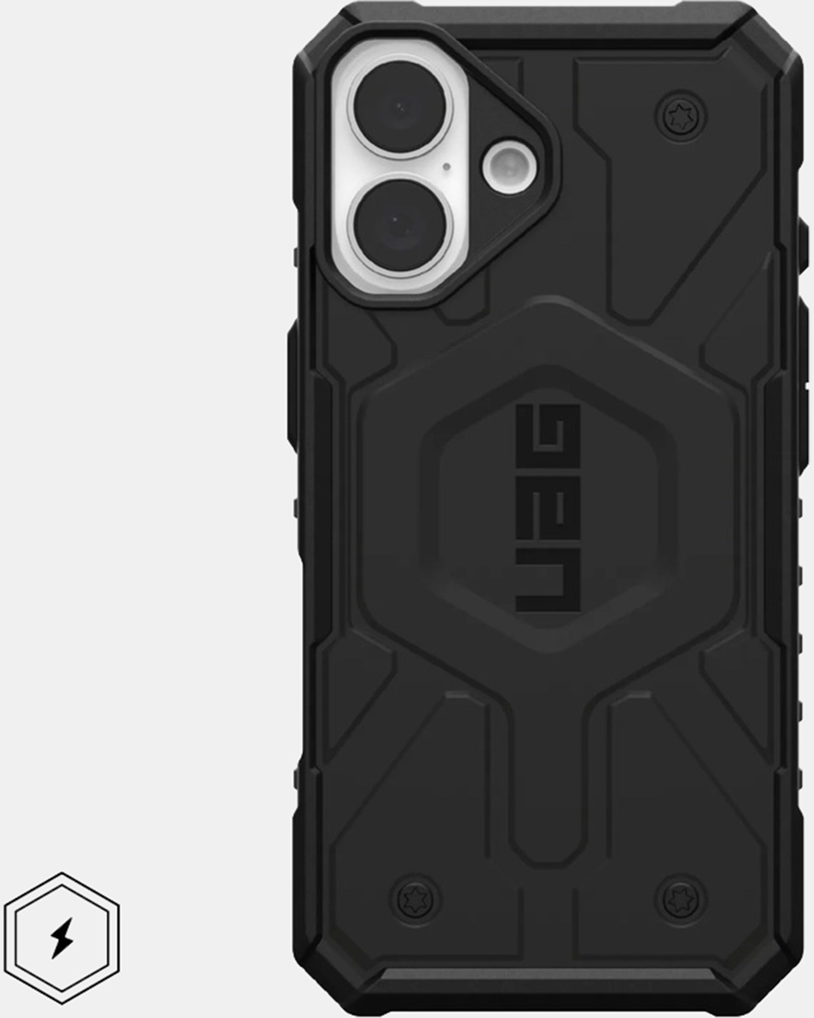 UAG Pathfinder Magsafe Compatible Phone Case for iPhone 16 - Black