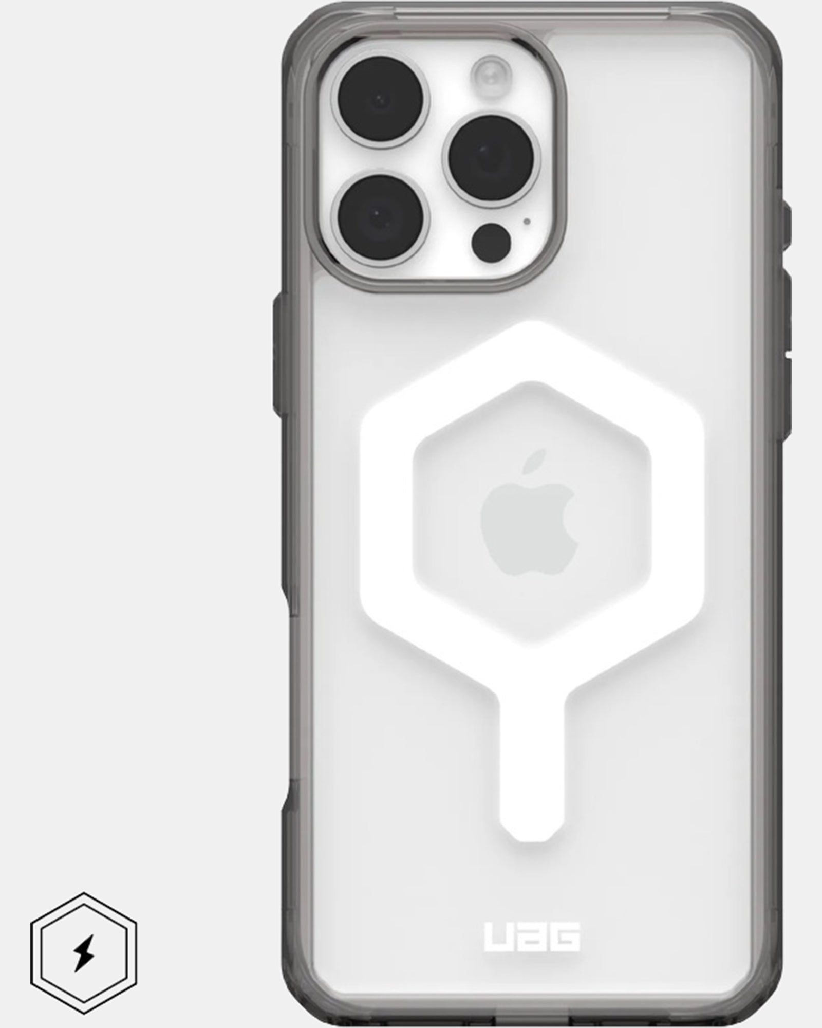 UAG Plyo Magsafe Compatible Phone Case for iPhone 16 Pro Max - Ice/White