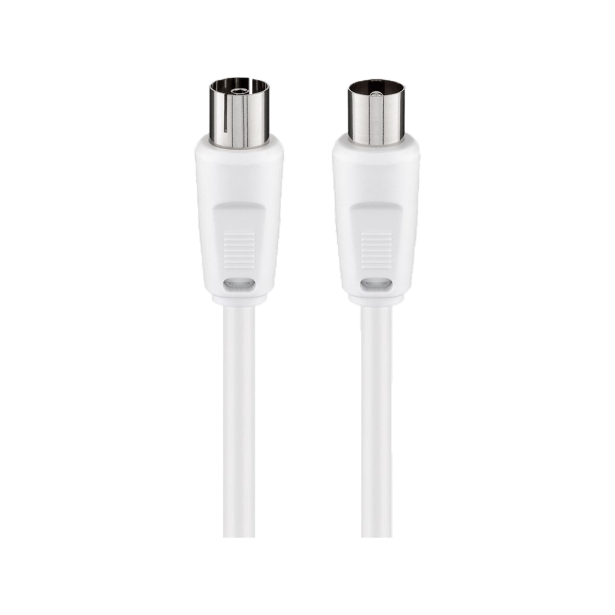 Goobay Antenna Cable (M/F) for TV/Receivers/Radios - White