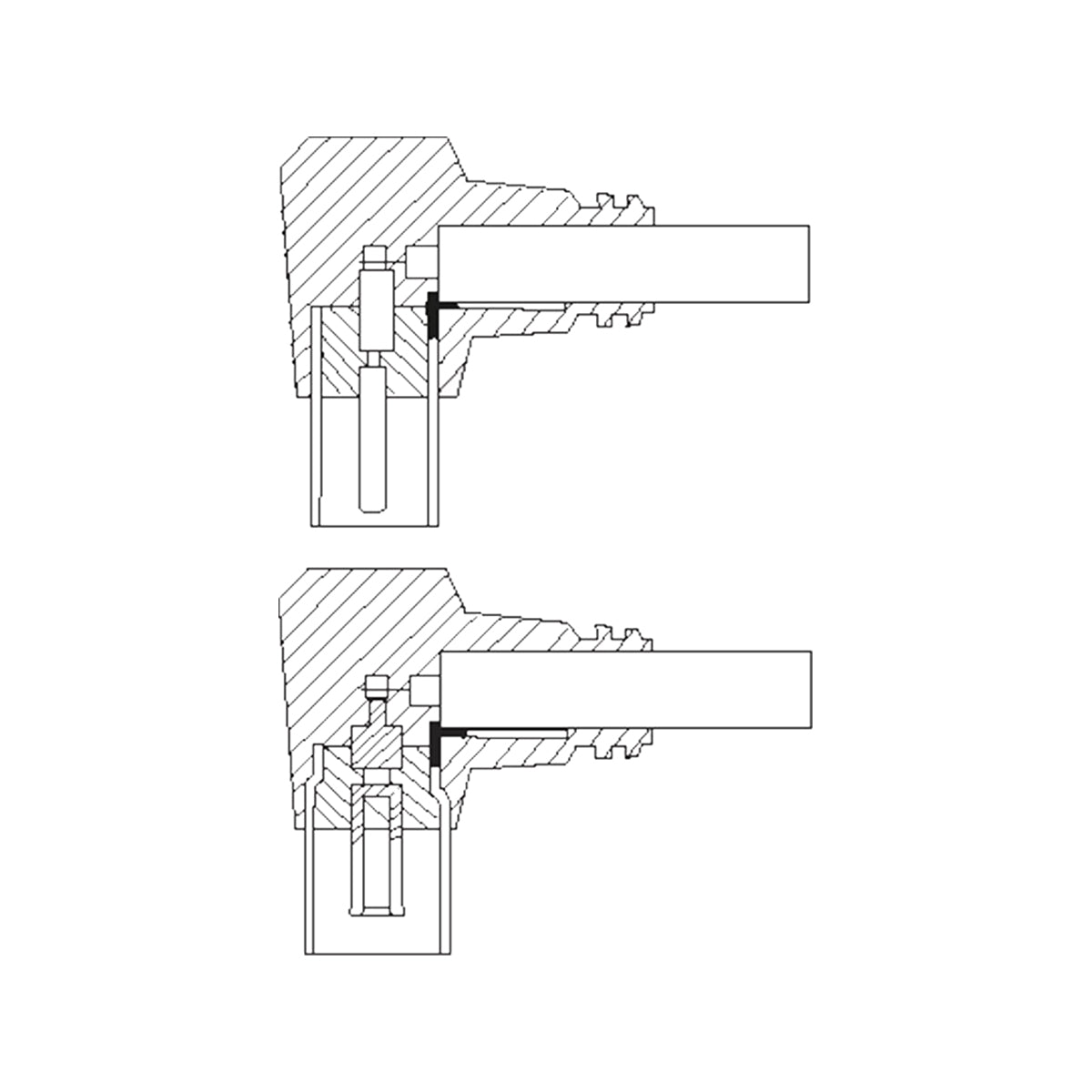 Goobay Angled Antenna Cable (<70 dB) (M/F) 1.5M for TVs/Radios/Receivers - Black