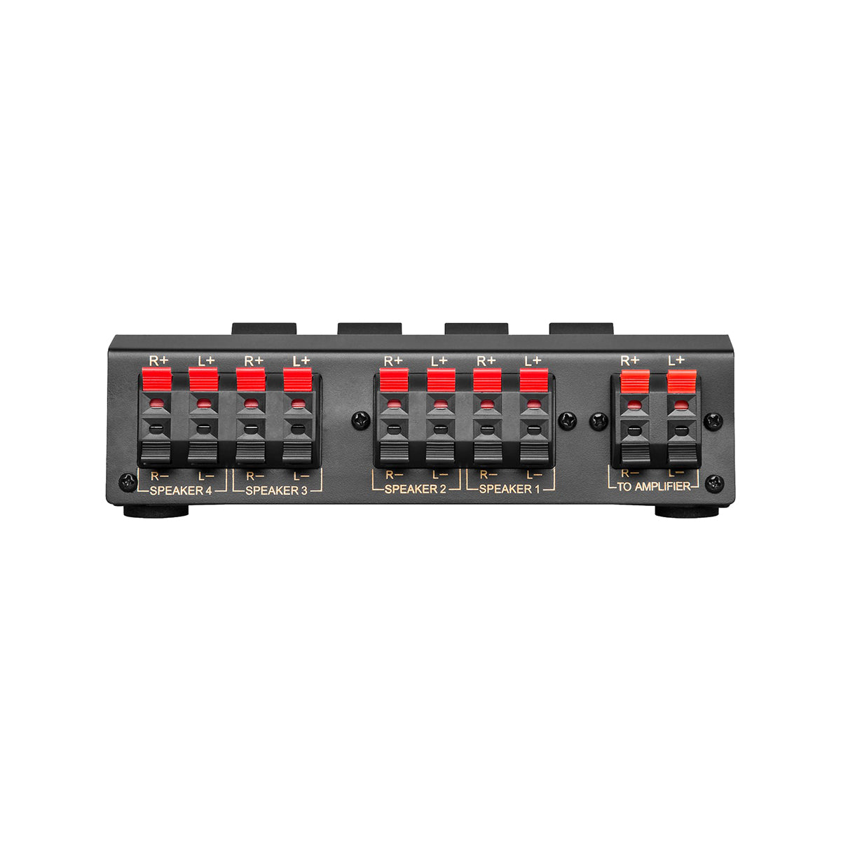 Goobay Speaker Selector to connect up to 4 pairs of Speakers/Amplifiers/Sound Systems
