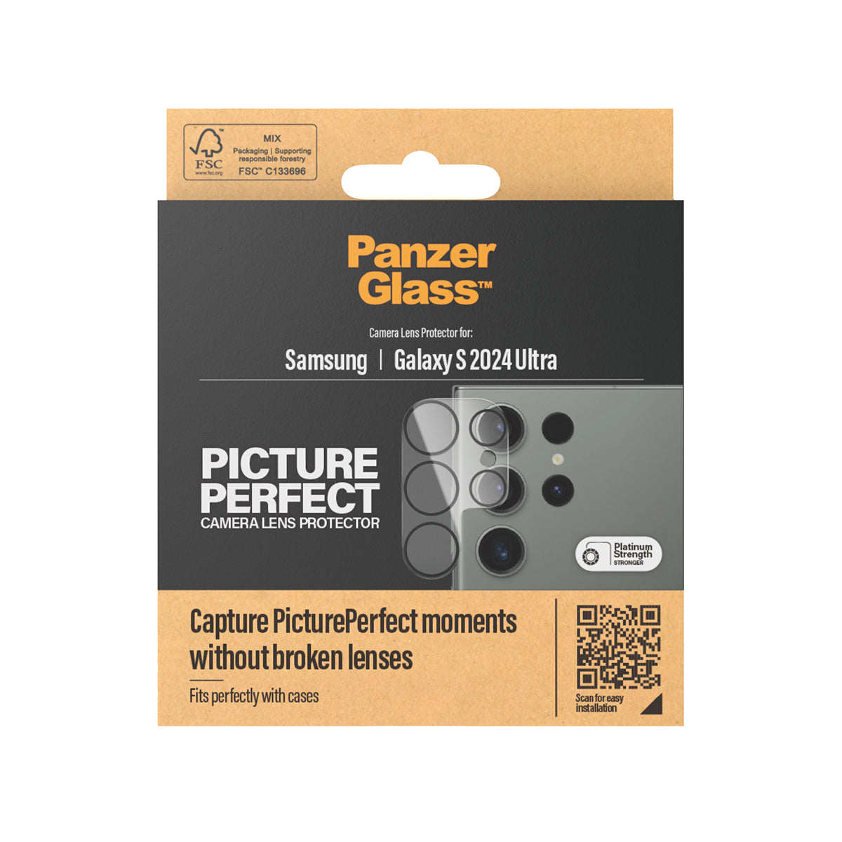 PanzerGlass PicturePerfect Camera Lens Protector for Samsung Galaxy S24 Ultra
