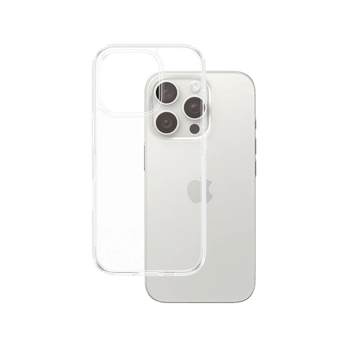 PanzerGlass Hardcase Phone Case for iPhone 16 Pro - Clear