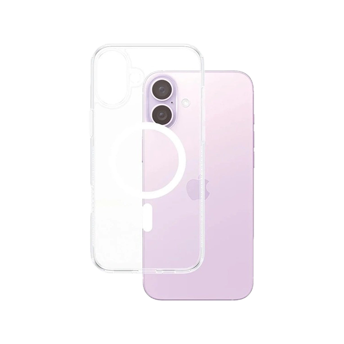 PanzerGlass Hardcase MaSafe Compatible Phone Case for iPhone 16 Plus - Clear