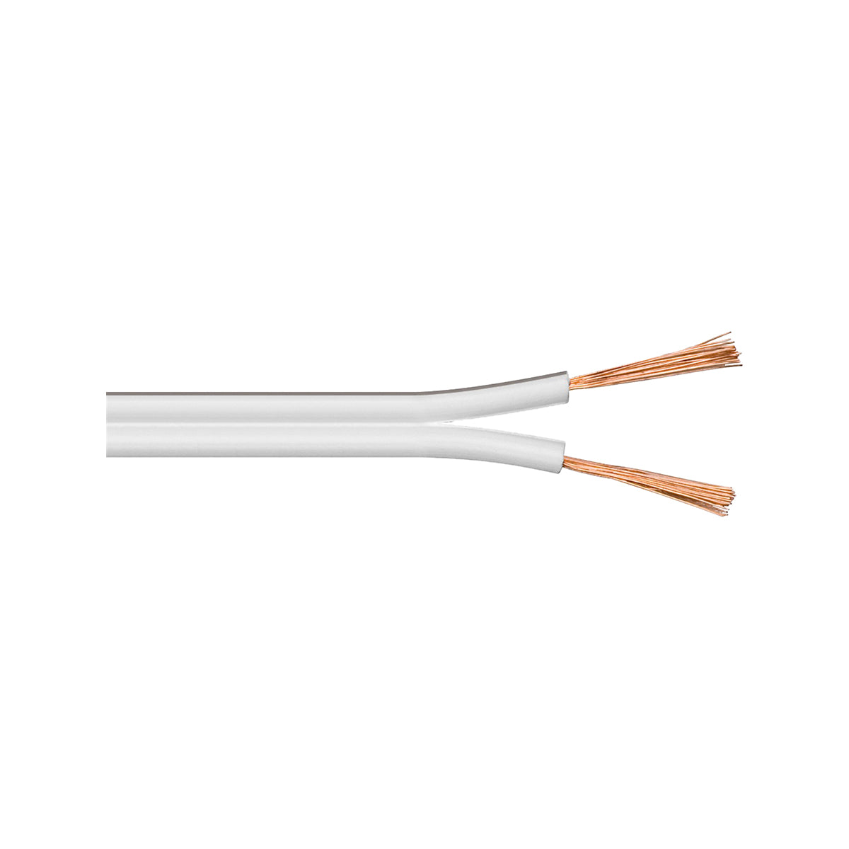 Goobay Speaker Cable ( 2 x 0.5 mm²) CU 25M for Speakers/Receivers/Power Amplifiers/Hi-fi Systems - White