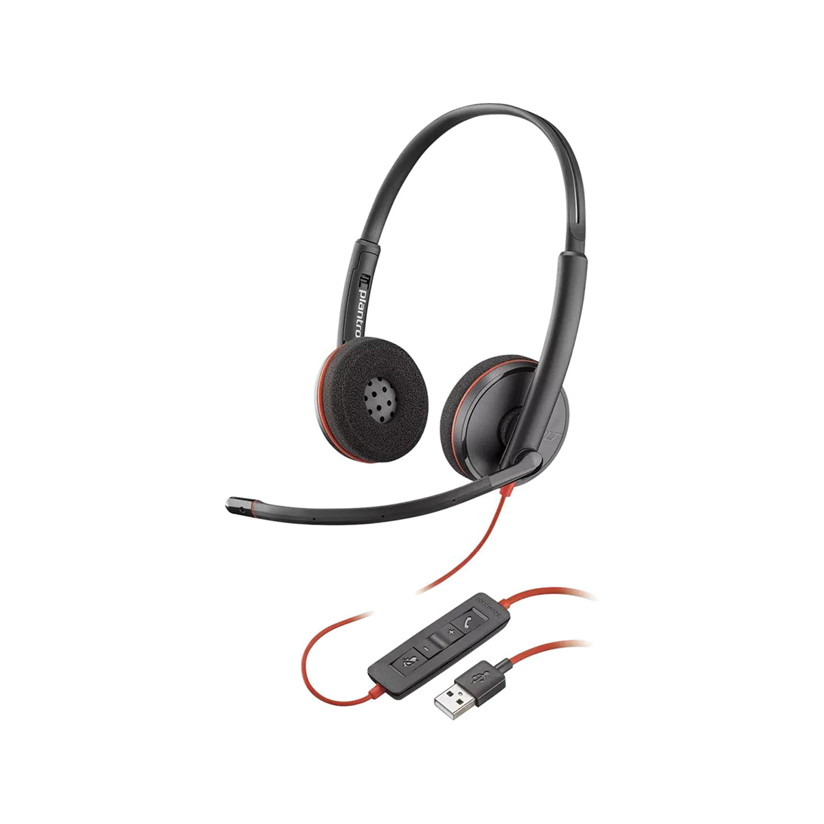 Poly Blackwire C3220 USB-A Stereo Headphone