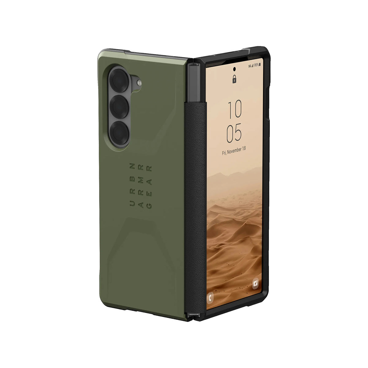 UAG Civilian Rugged Phone Case for Samsung Fold 6 - Olive Drab