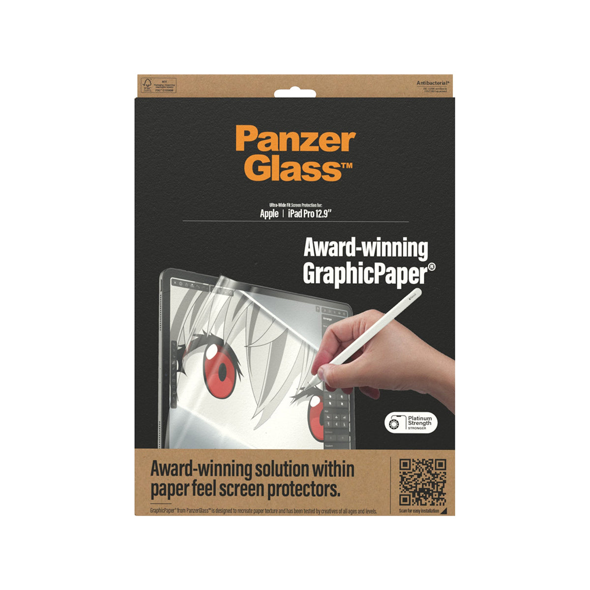 PanzerGlass Graphic Paper Screen Protector for iPad Pro 12.9 2024
