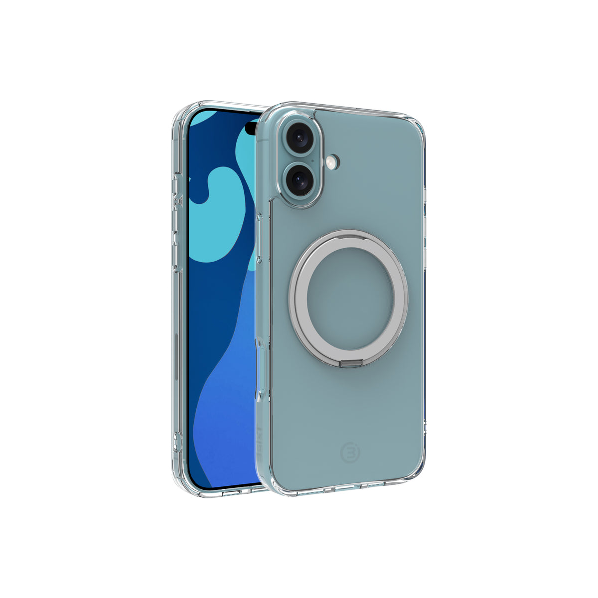 3sixT NeoStand 360 Degree Phone Case for iPhone 16 Plus - Clear