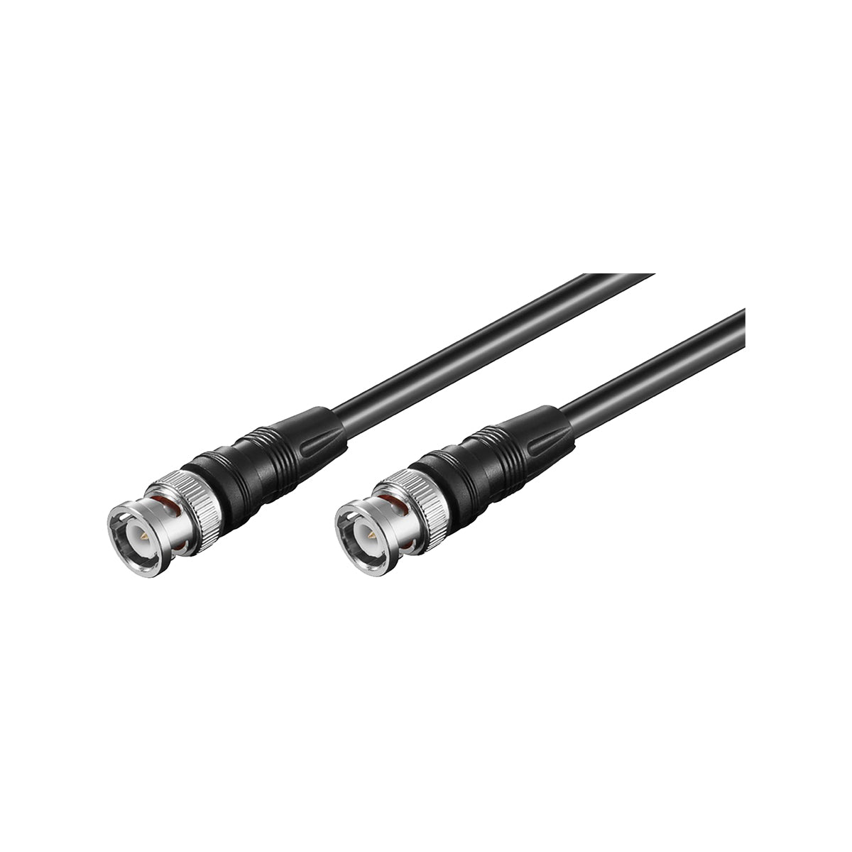 Goobay BNC Connector Cable (RG58) Shielded for Stationary Radios and Microphones - Black