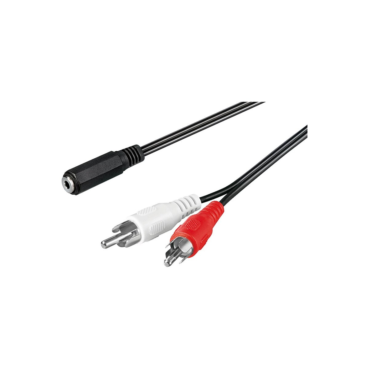 Goobay Audio cable adapter, 3.5 mm female to RCA male - 1.4 Metres