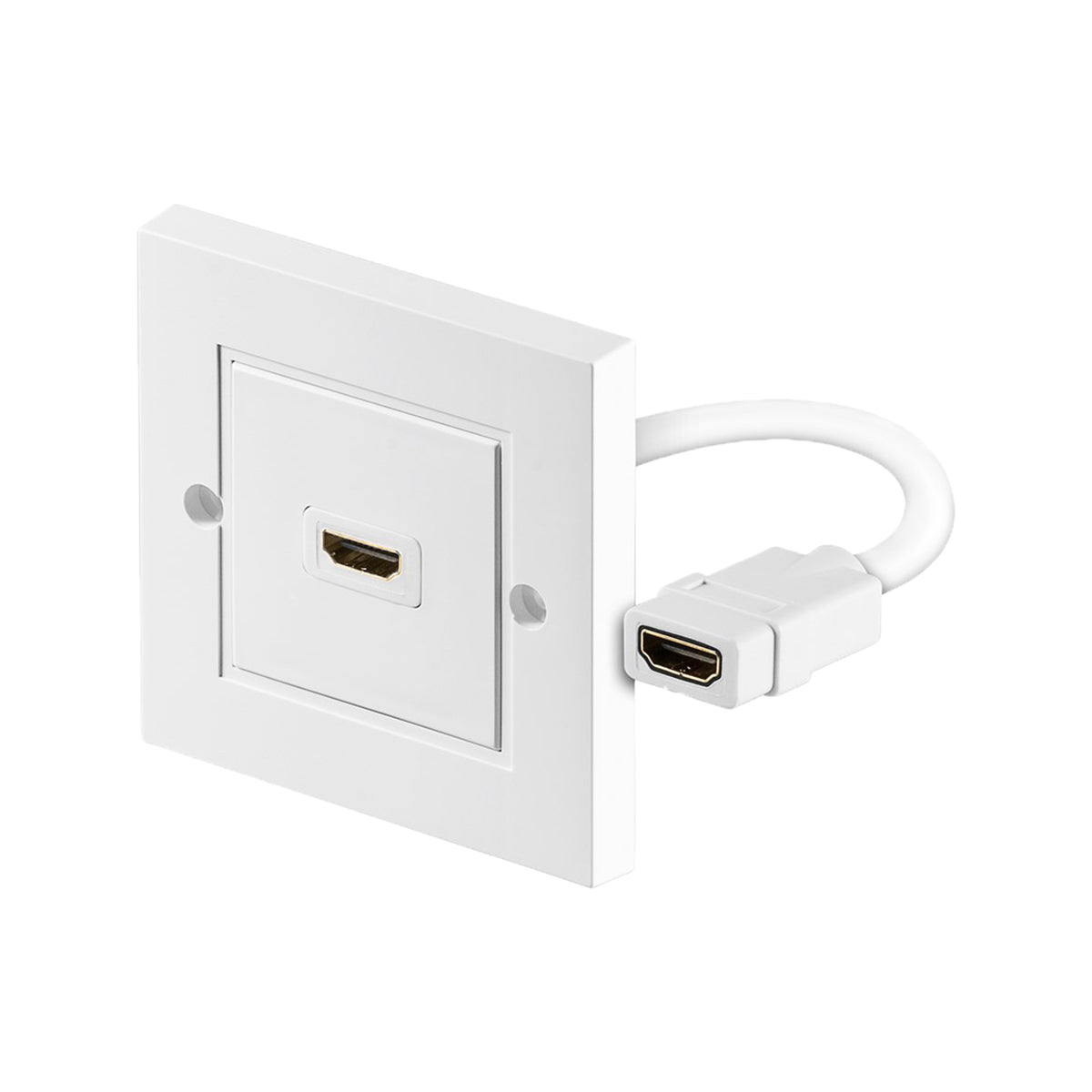 Goobay HDMI™ Wall Socket Gold-plated
