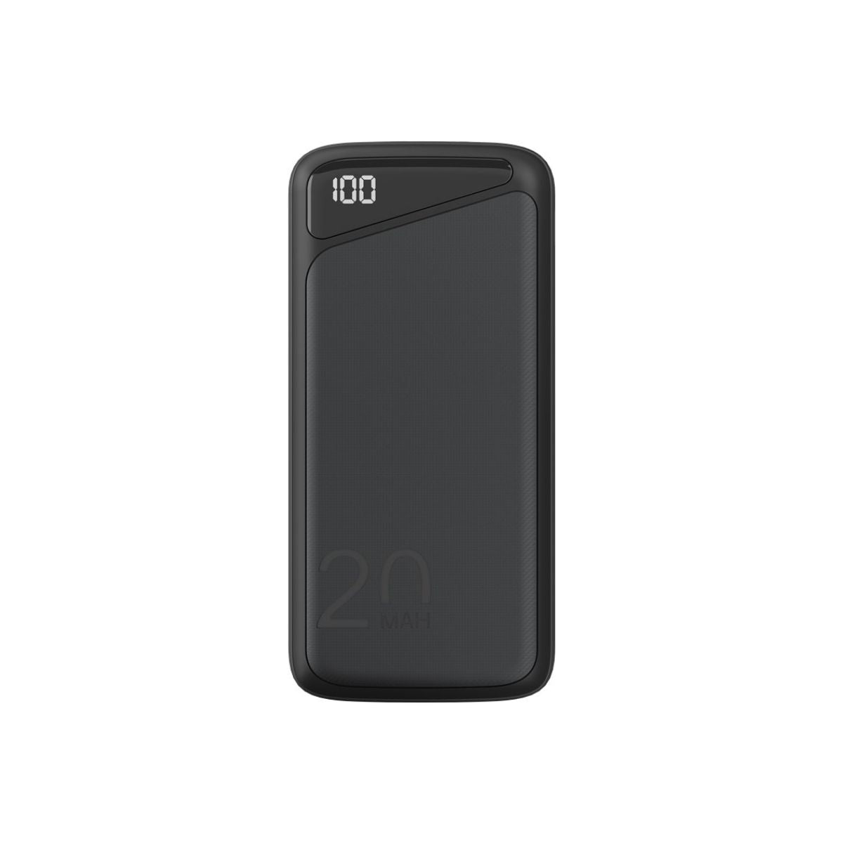 Goobay QC 3.0 Power Bank 20,000 mAh with Quick Charge Function/External Battery/Power Bank for Smartphone & Tablet/Charger Powerpack with 2 USB-A Ports, Black, Compact