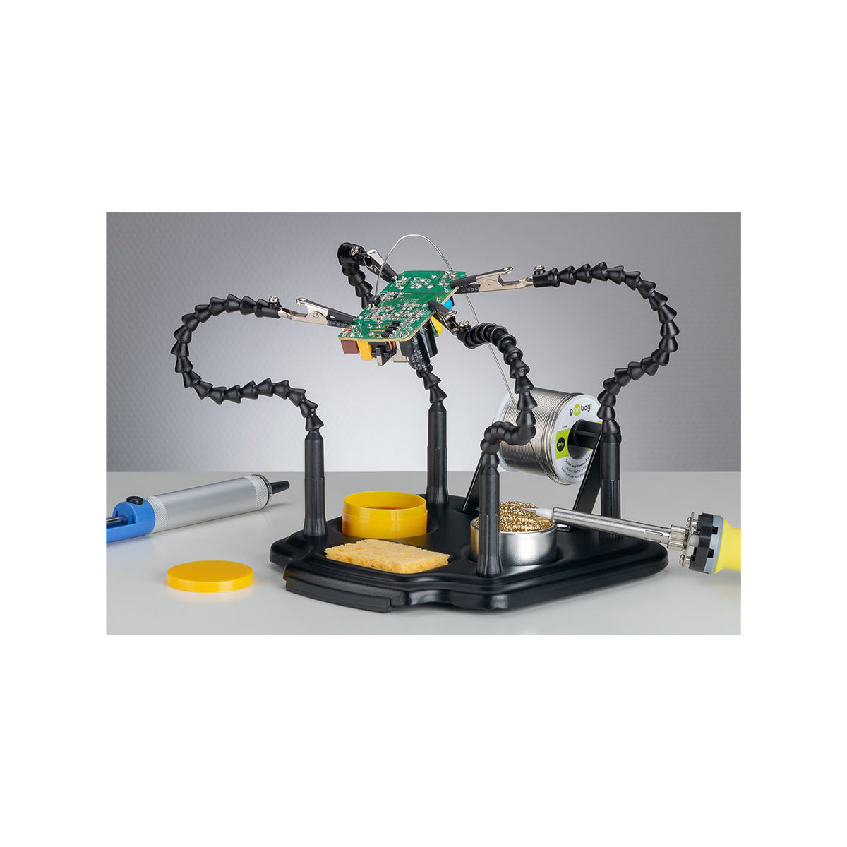 Goobay Soldering Aid with 4 Flexible Arms for Soldering