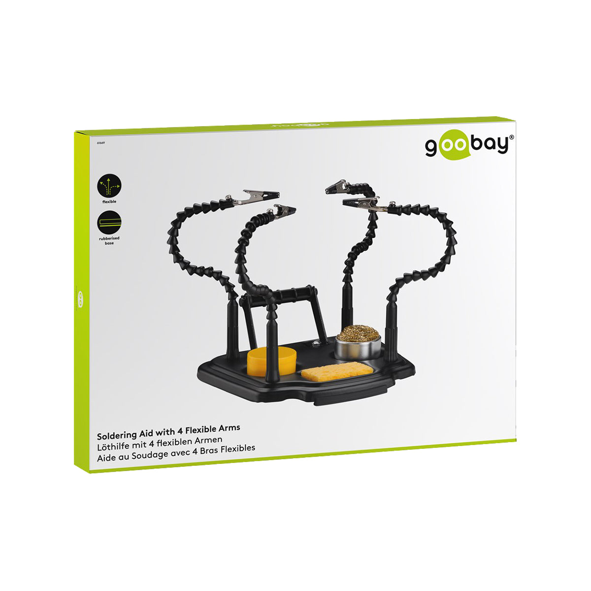 Goobay Soldering Aid with 4 Flexible Arms for Soldering