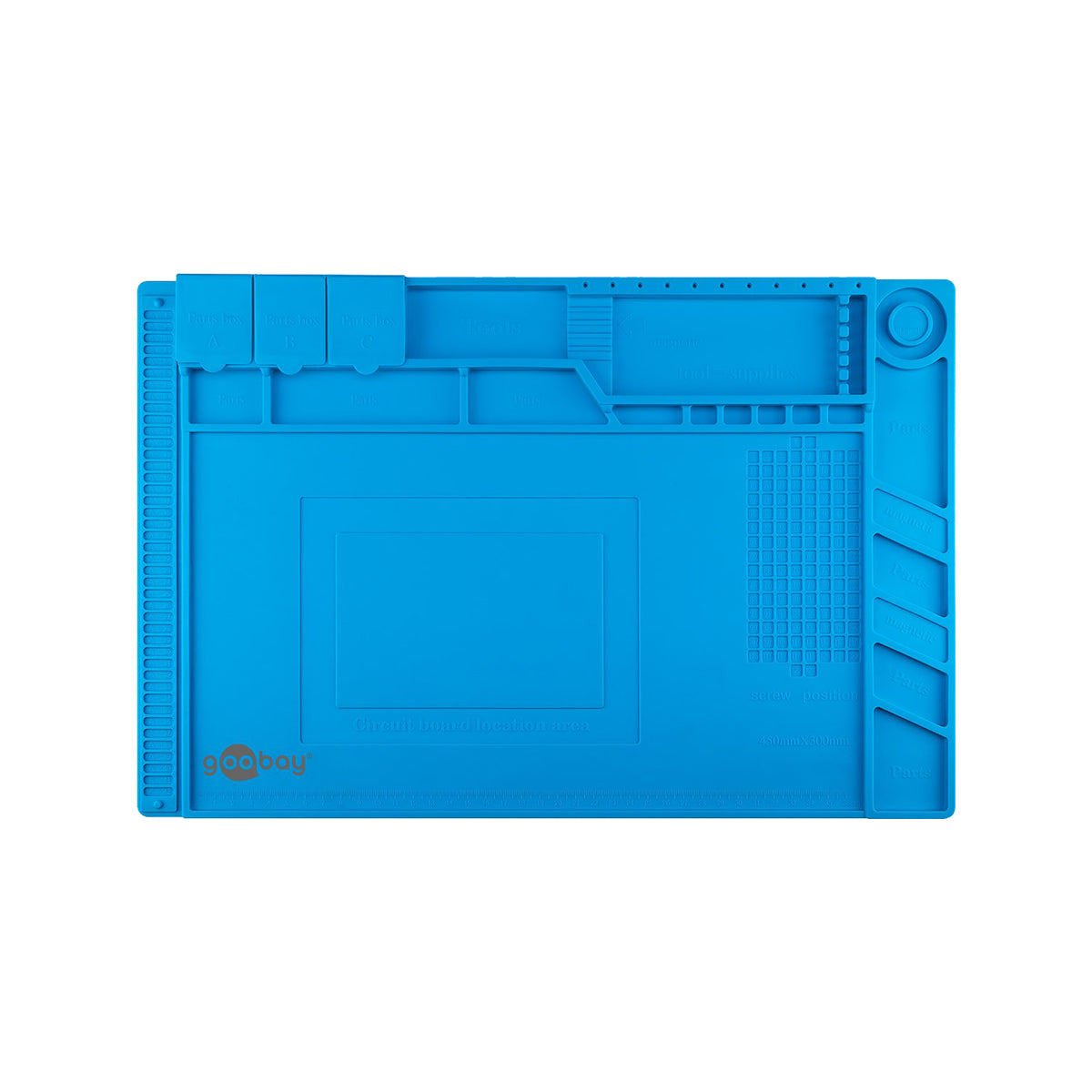 Goobay Silicone Soldering Mat for Safe Soldering, Repairing And Crafting