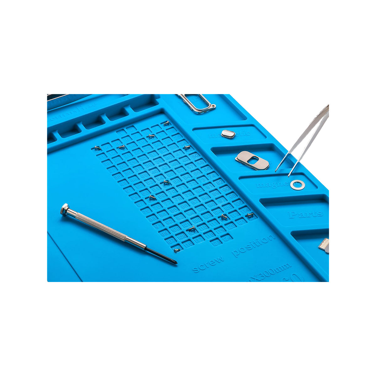 Goobay Silicone Soldering Mat for Safe Soldering, Repairing And Crafting