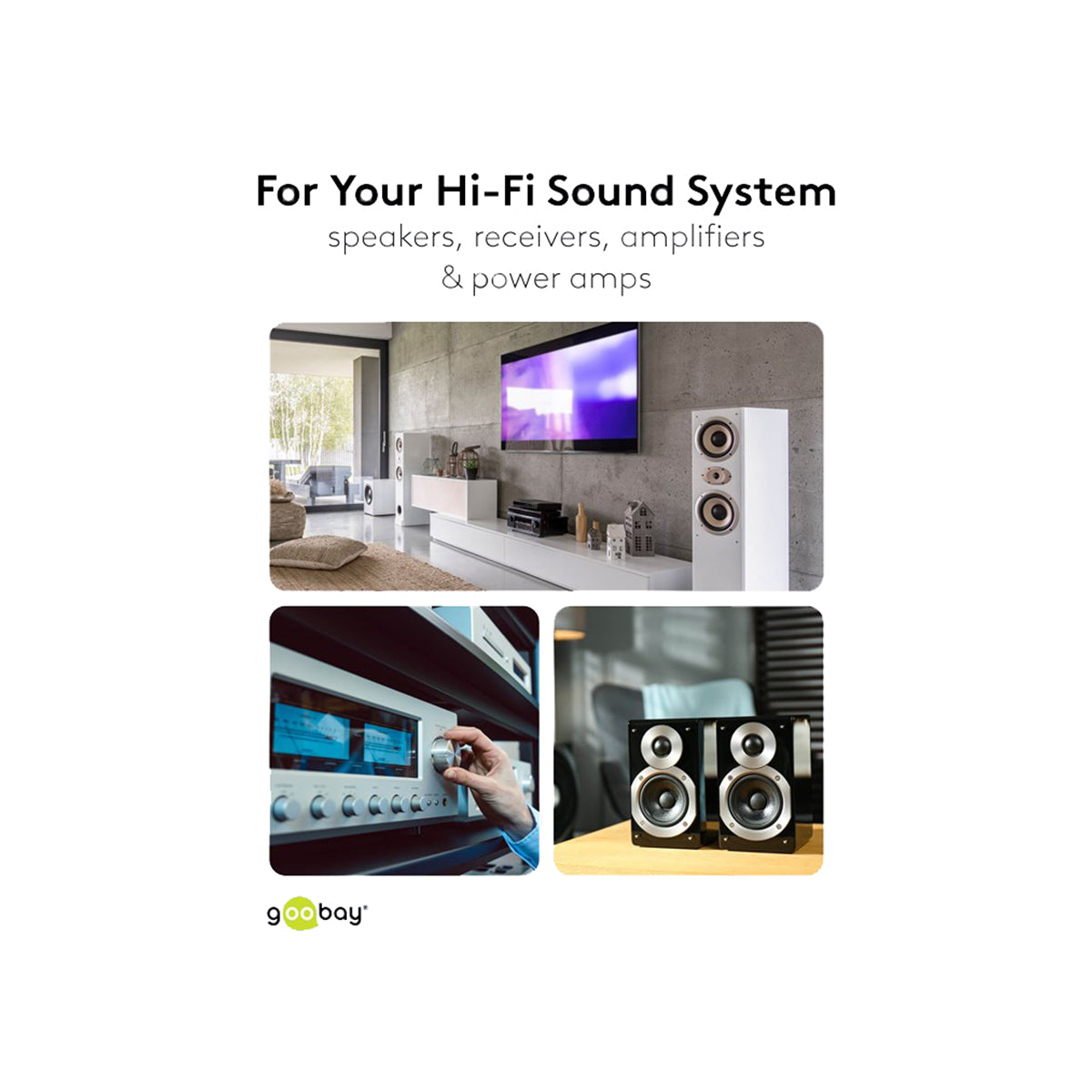 Goobay Speaker Cable (2 x 0.75 mm²) CCA 10M - Clear