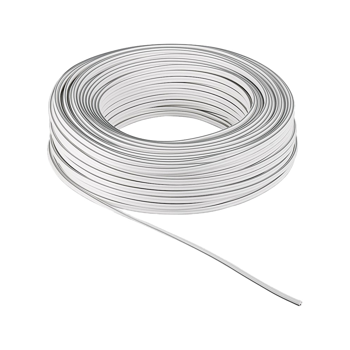 Goobay Speaker Cable (2 x 0.75 mm²) CCA for Hi-Fi Systems/Speakers/Receivers/Power Amplifiers - White