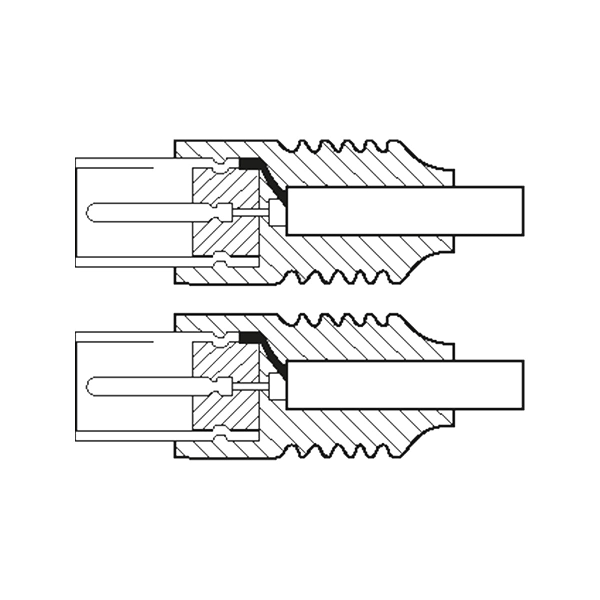 Goobay Antenna Cable (<70 dB) (M/M) for TVs/Receivers/Radios - Black