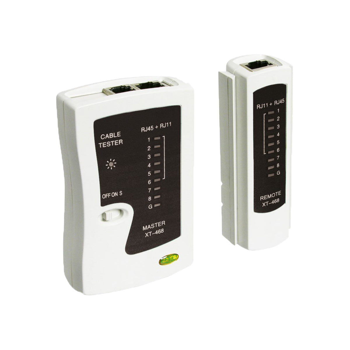 Goobay Network Cable Tester for Testing Network Connections With CAT 5, CAT 6 or CAT 7 and ISDN