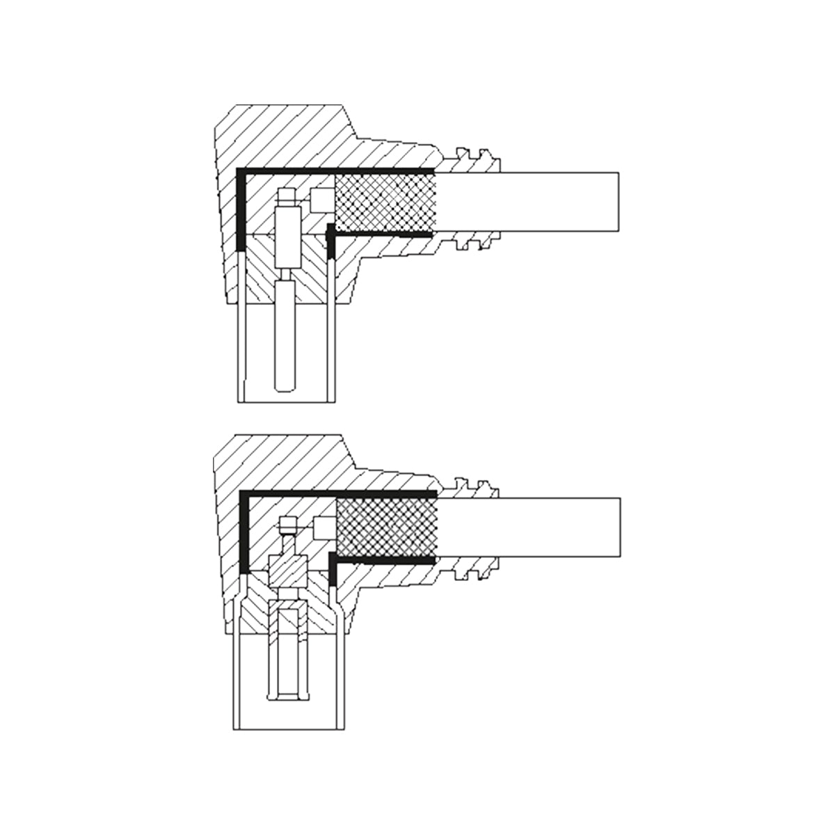 Goobay Antenna Cable (135 dB) (M/F) w/Adapter for TV / Receiver (Sky receiver) / Radio - Black
