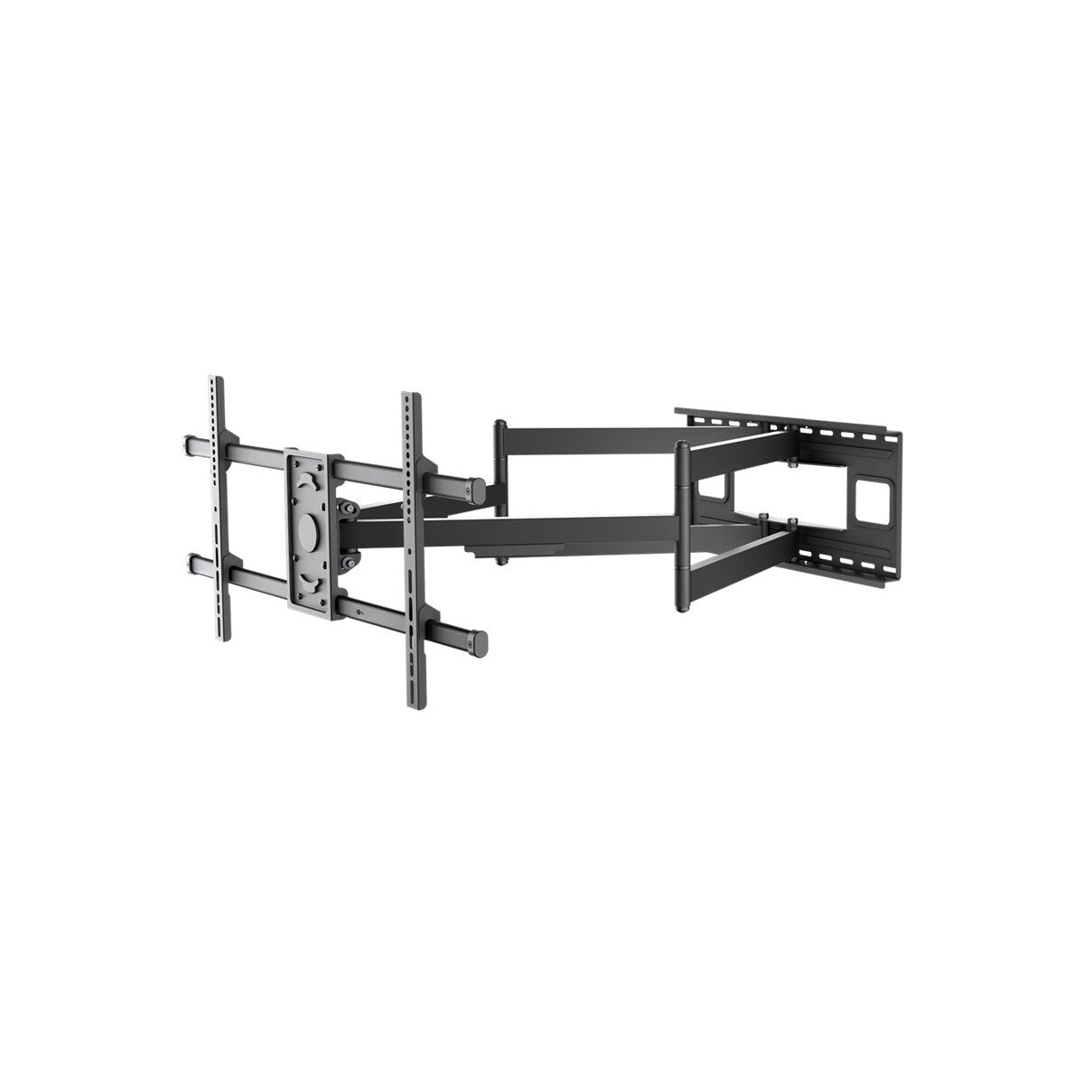 Goobay Wide Range TV Wall Mount Pro FULLMOTION (XL) for TVs from 43 to 90 inches (109 – 229 cm), max. 80 kg, extendable up to 104.5 cm, fully flexible: swivels and tilts