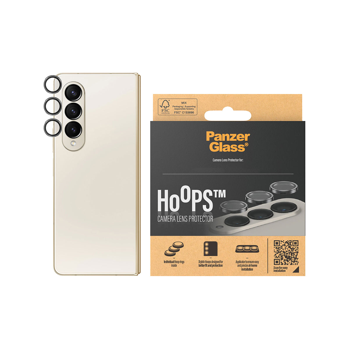 PanzerGlass Hoops Lens Protector for Samsung Fold 6