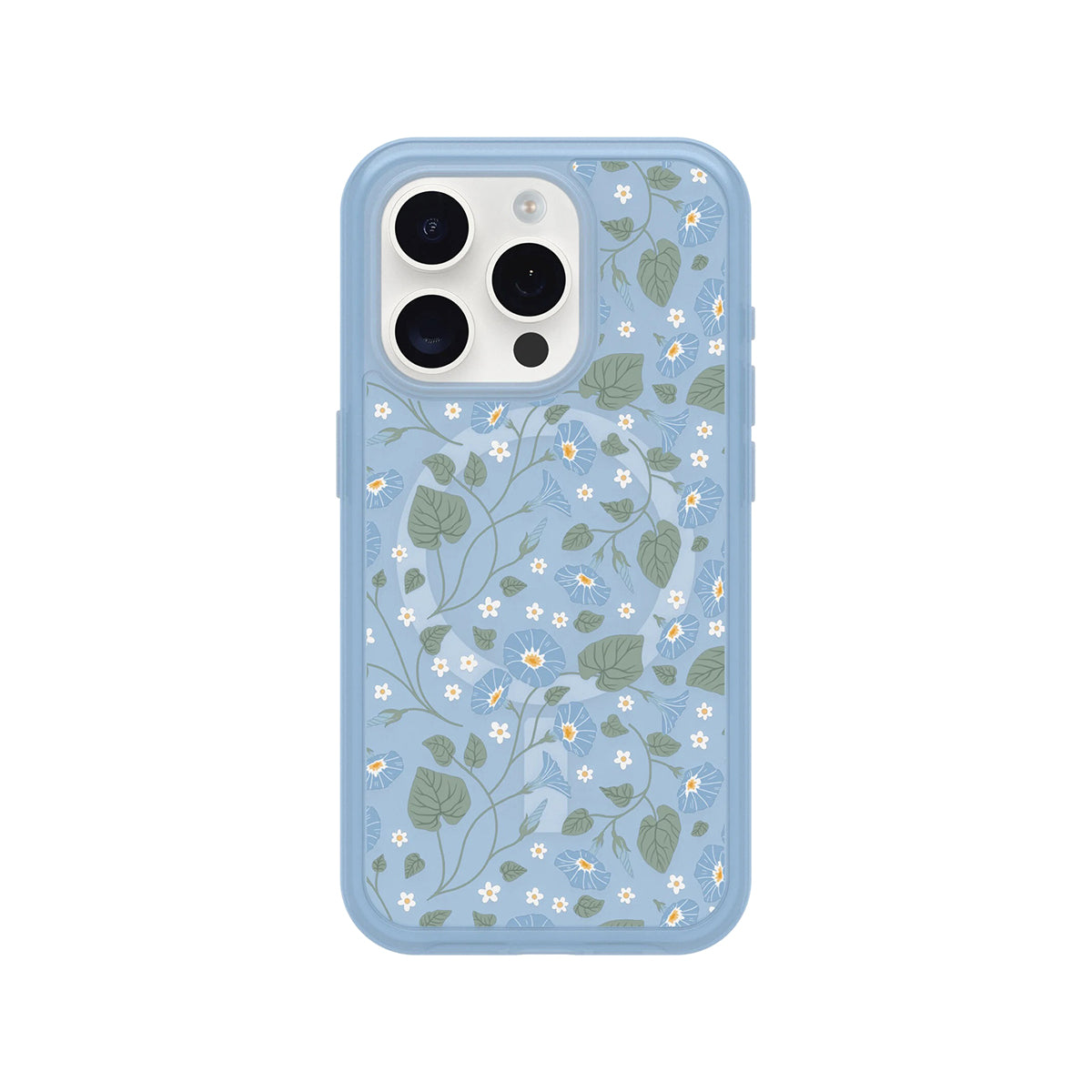 OtterBox Symmetry MagSafe Phone Case For iPhone 15 Pro - Dawn Floral
