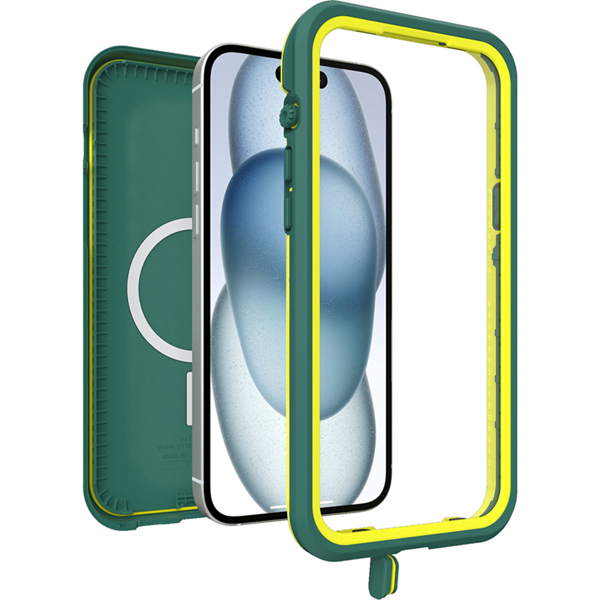 OtterBox Fre MagSafe Phone Case for iPhone 15 Plus Pine - Green