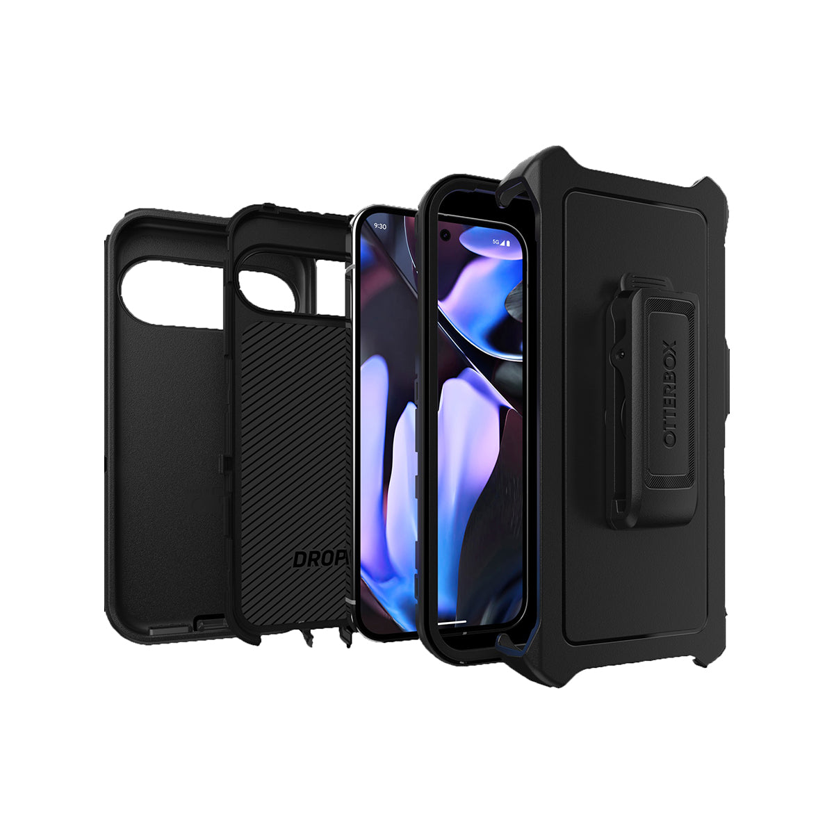 OtterBox Defender Phone Case for Pixel 9 XL - Black