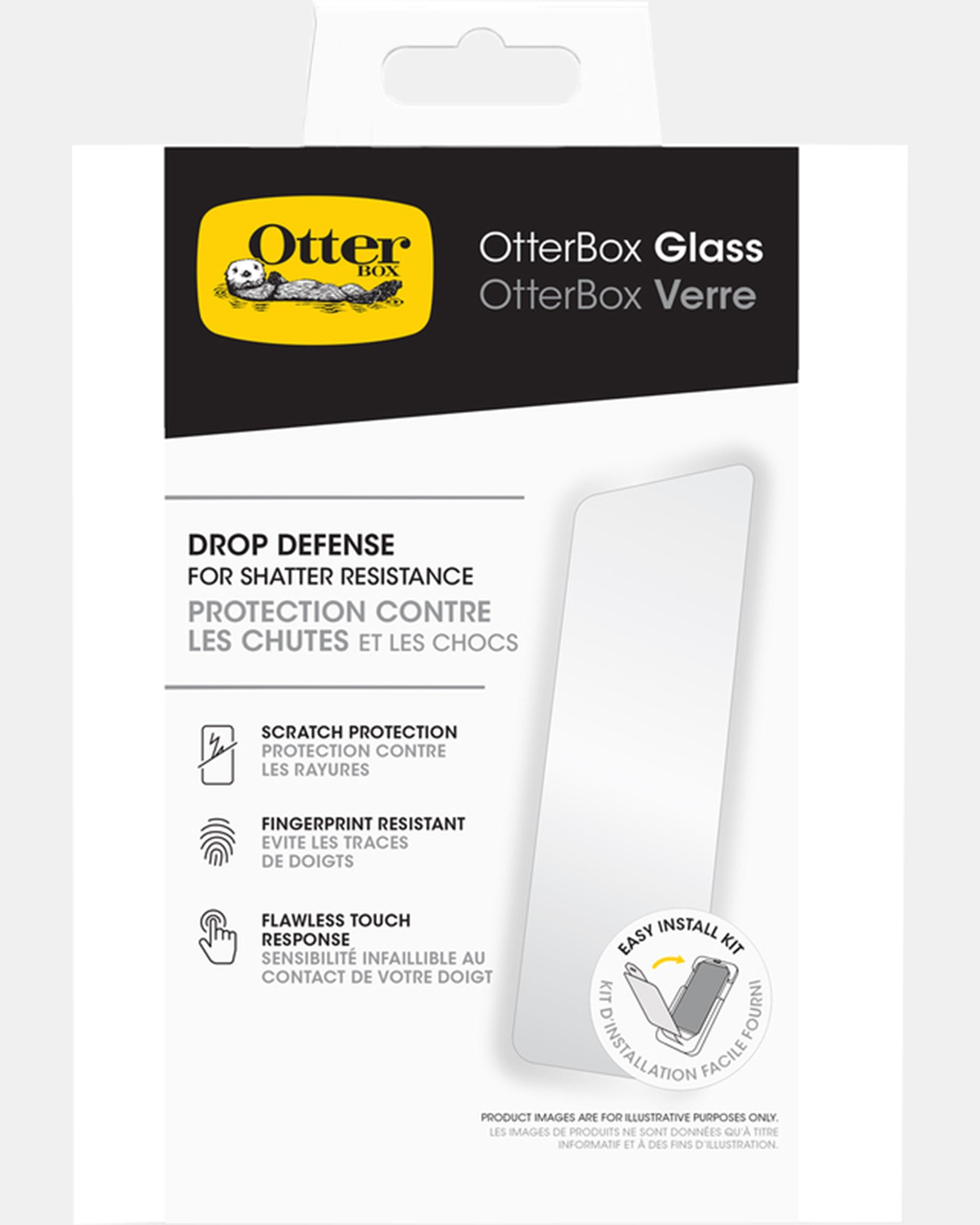 OtterBox Glass Screen Protector for iPhone 16 Plus