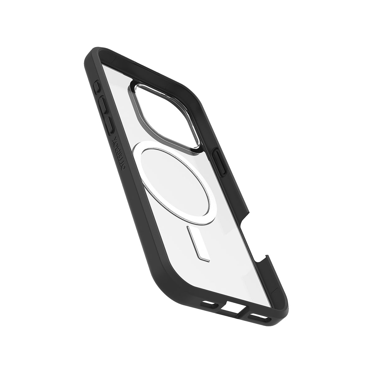 OtterBox React MagSafe Compatible Phone Case for iPhone 16 Pro Max - Black Crystal