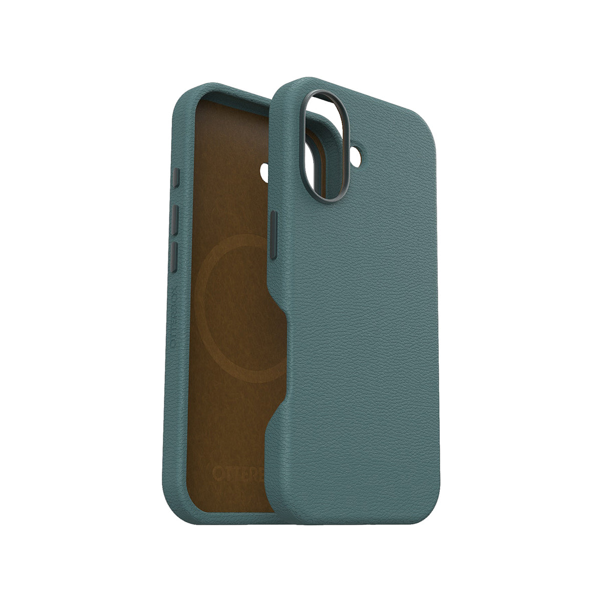 OtterBox Symmetry Cactus Leather Phone Case for iPhone 16 - Green