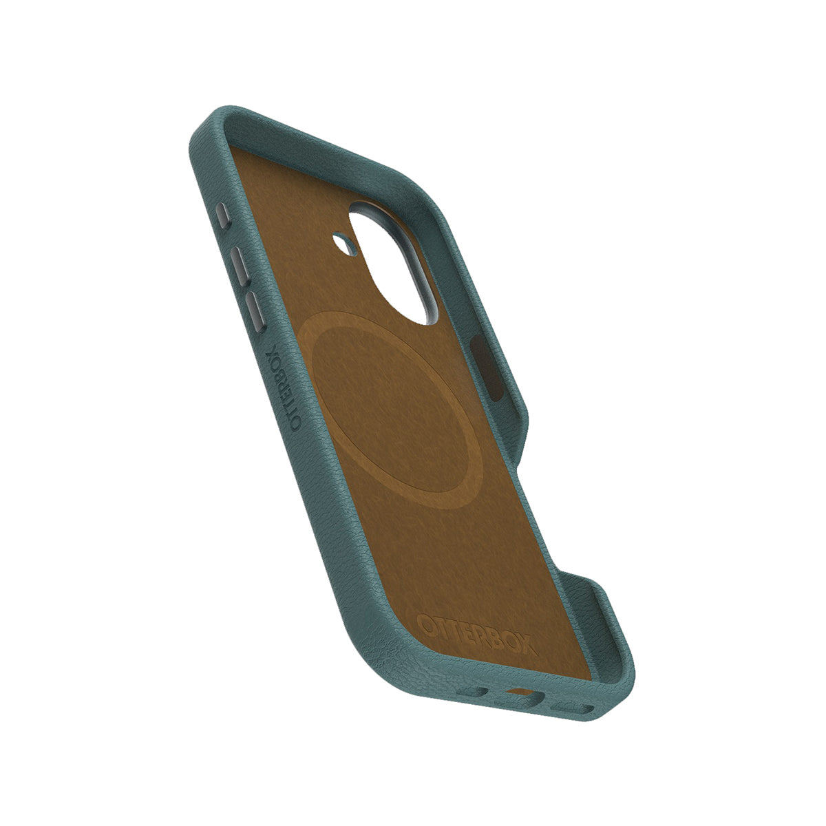 OtterBox Symmetry Cactus Leather Phone Case for iPhone 16 - Green