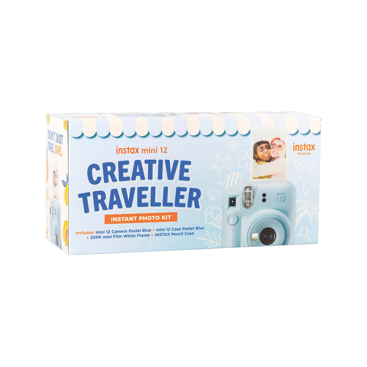 Fujifilm INSTAX Xmas24 Mini 12 Bundle - Blue