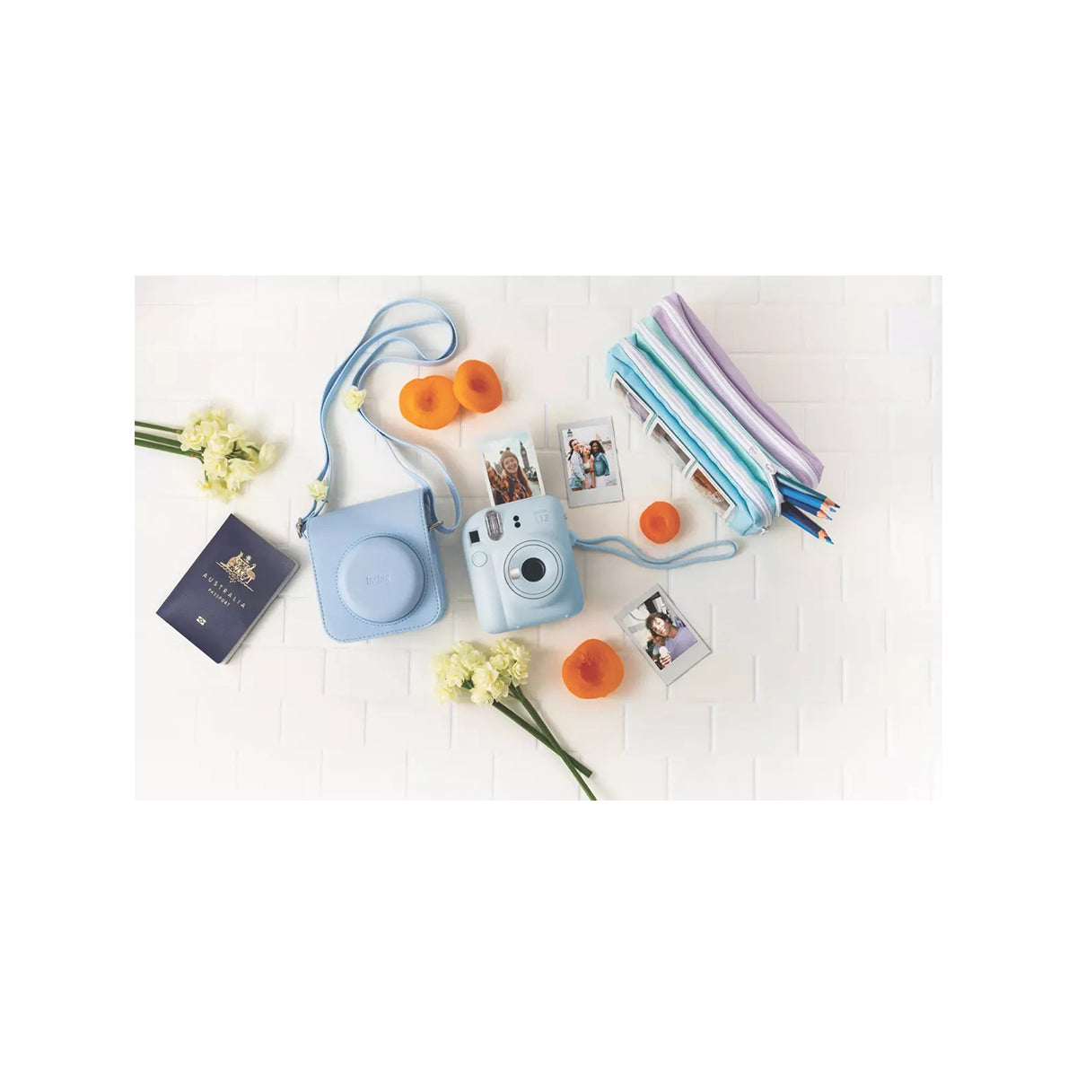 Fujifilm INSTAX Xmas24 Mini 12 Bundle - Blue