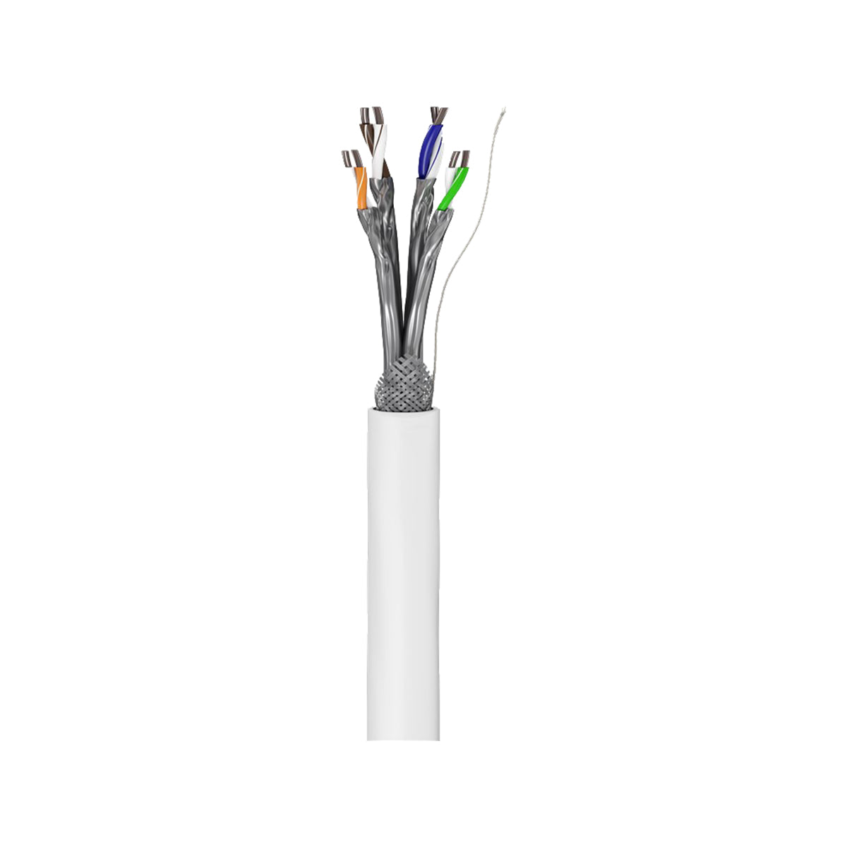 Goobay CAT 6 Network Cable S/FTP (PiMF) 305M for Small Office/Working From Home - White