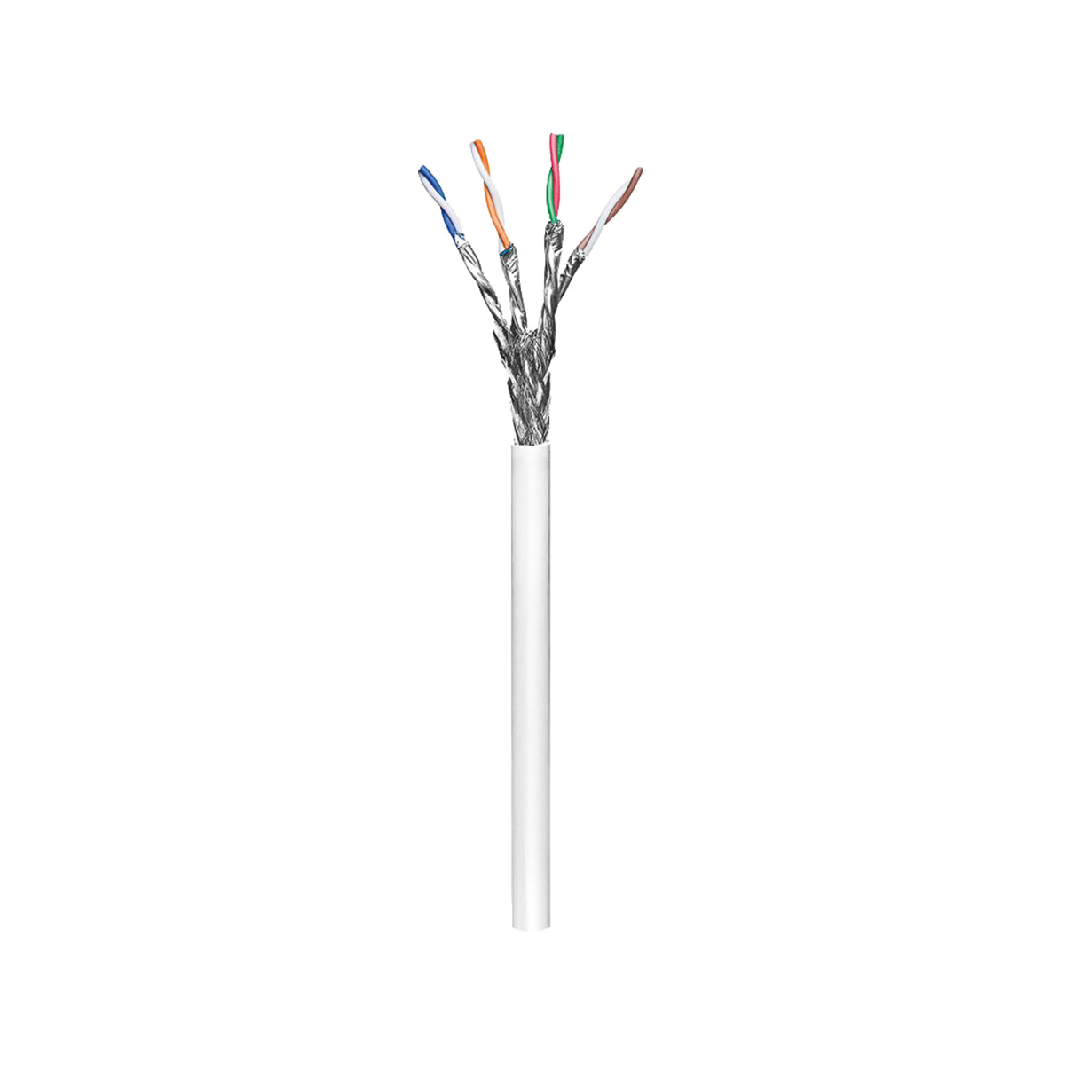 Goobay CAT 6 Network Cable S/FTP (PiMF) 305M for Small Office/Working From Home - White